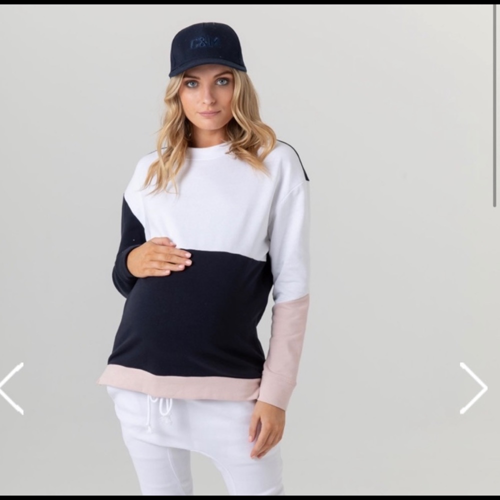 Maternity or nursing sweatshirt